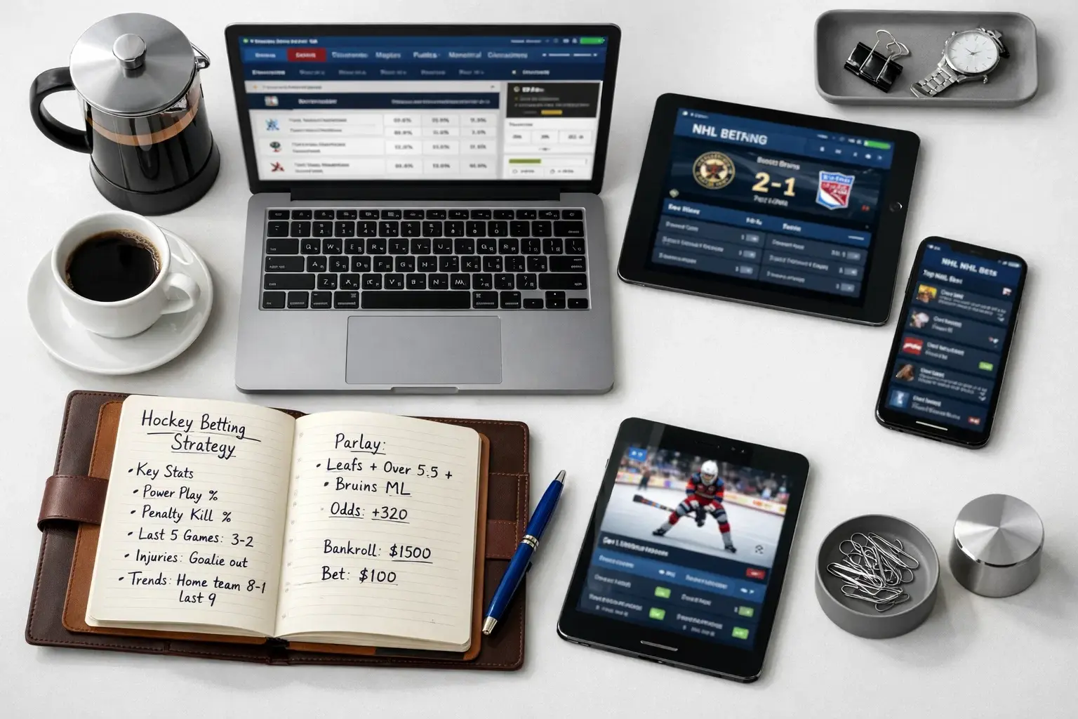 Stratégie multi-bookmakers pour optimiser les paris sur le hockey